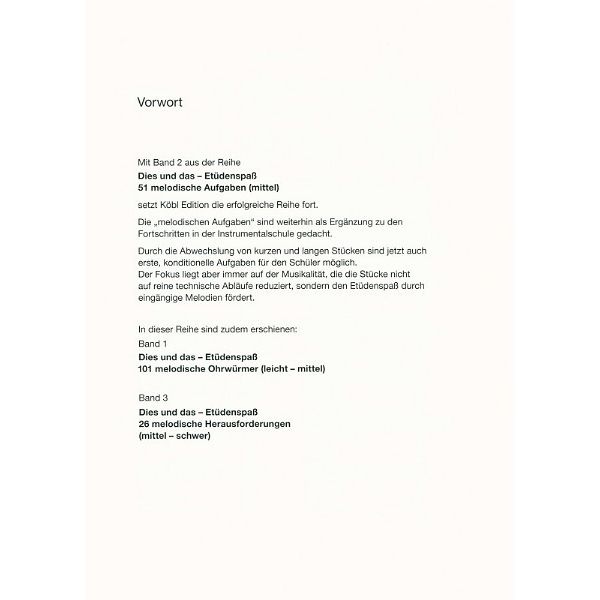 Köbl Edition Etüdenspaß Trumpet 2