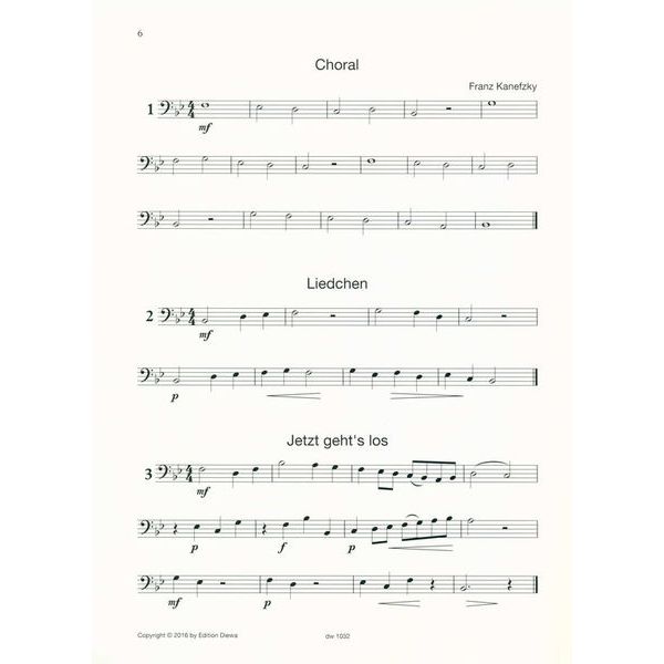 Köbl Edition Etüdenspaß Posaune 1