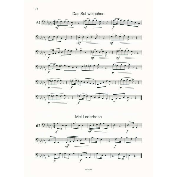 Köbl Edition Etüdenspaß Posaune 1