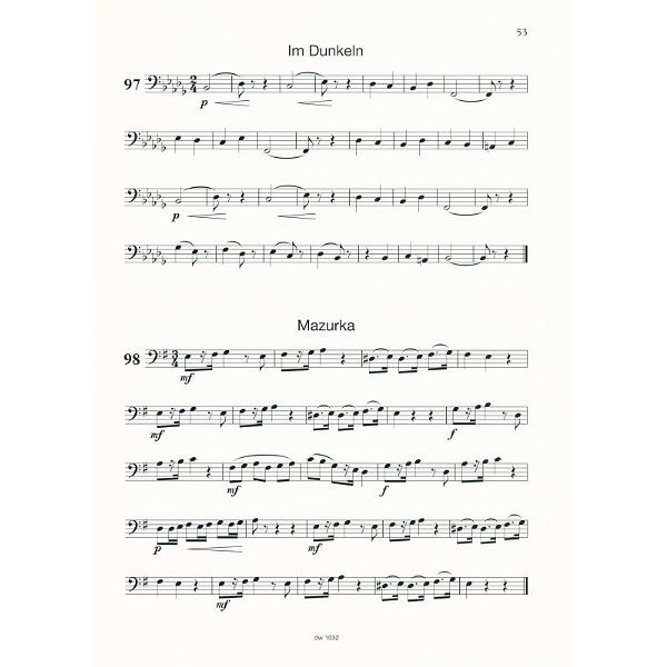 Köbl Edition Etüdenspaß Posaune 1