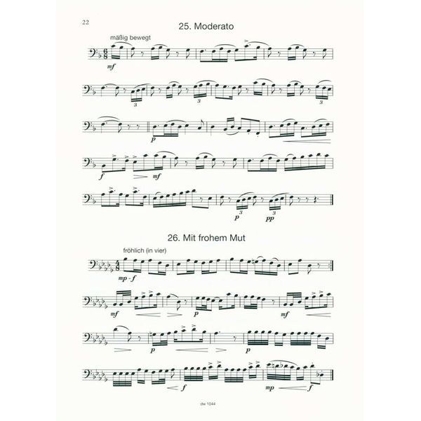 Köbl Edition Etüdenspaß Posaune 2