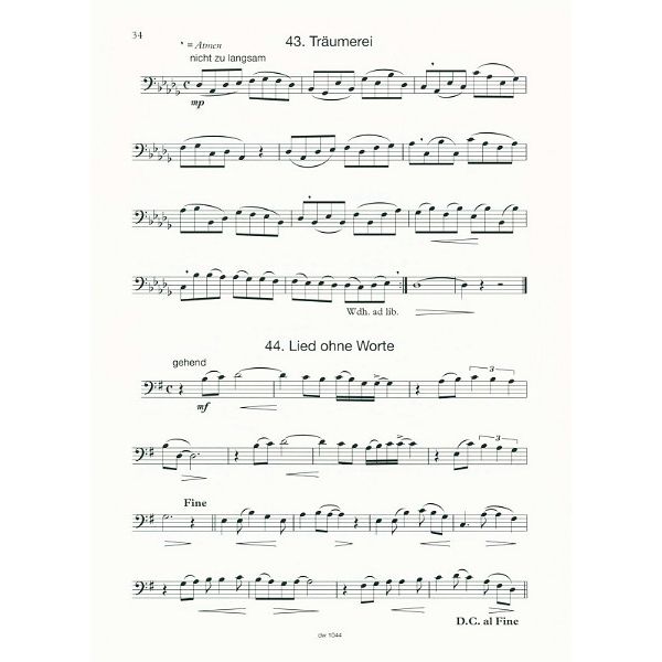 Köbl Edition Etüdenspaß Posaune 2