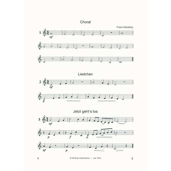 Köbl Edition Etüdenspaß Horn 1