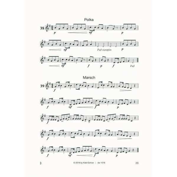 Köbl Edition Etüdenspaß Horn 1