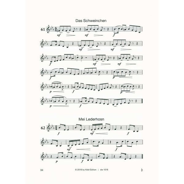 Köbl Edition Etüdenspaß Horn 1