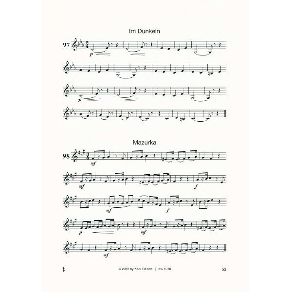 Köbl Edition Etüdenspaß Horn 1