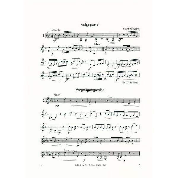 Köbl Edition Etüdenspaß Horn 2