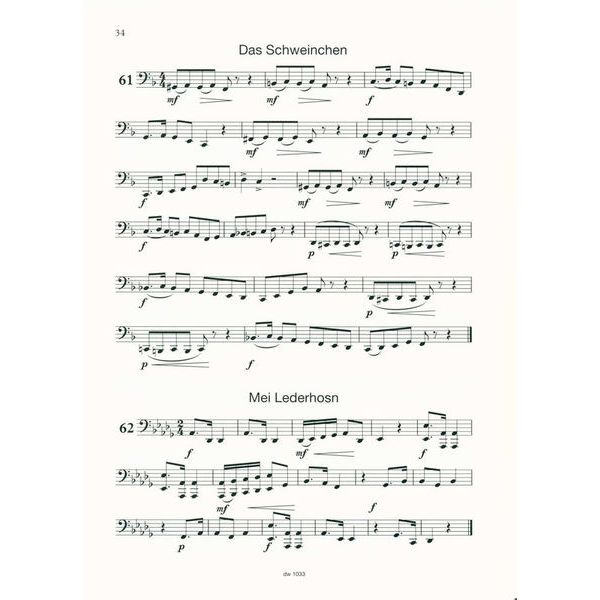 Köbl Edition Etüdenspaß Tuba F/B 1
