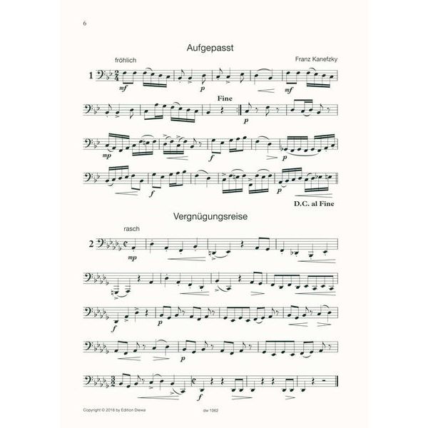 Köbl Edition Etüdenspaß Tuba F 2