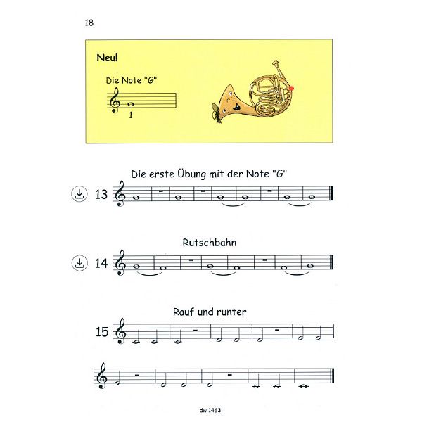 Köbl Edition Manni lernt Horn B-Horn 1