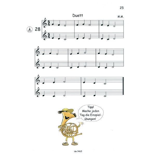 Köbl Edition Manni lernt Horn B-Horn 1