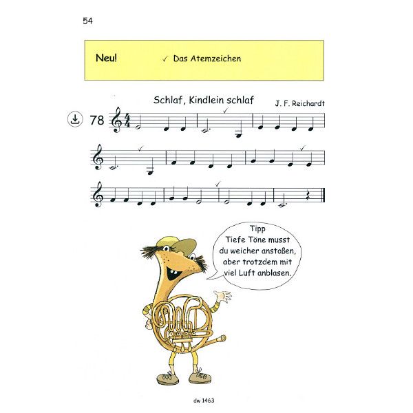 Köbl Edition Manni lernt Horn B-Horn 1