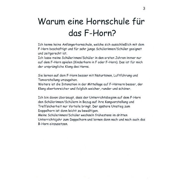 Köbl Edition Manni lernt Horn F-Horn 1