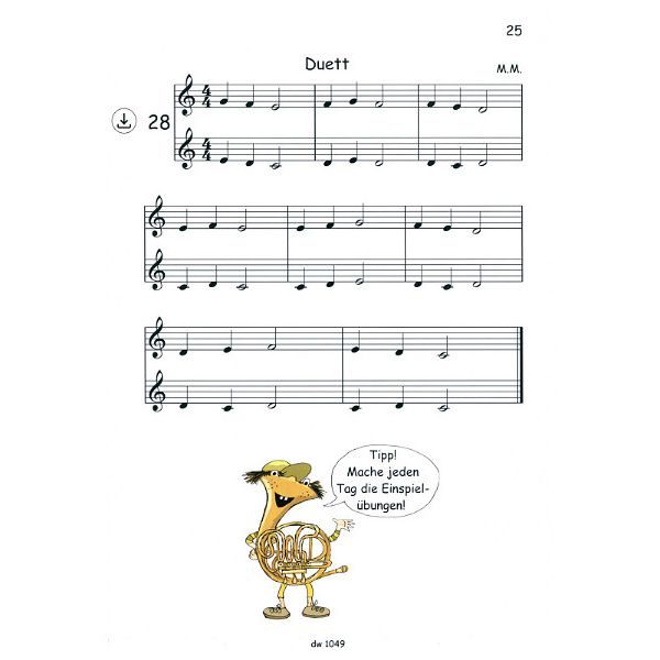 Köbl Edition Manni lernt Horn F-Horn 1