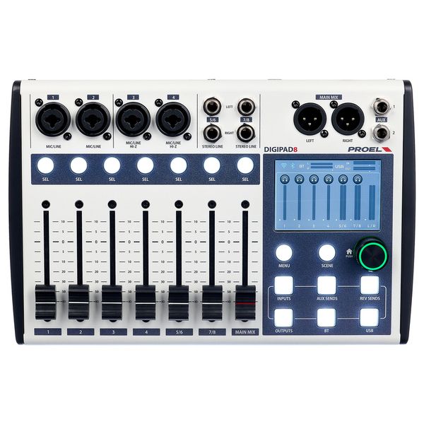 Proel Digipad 8 Case Bundle