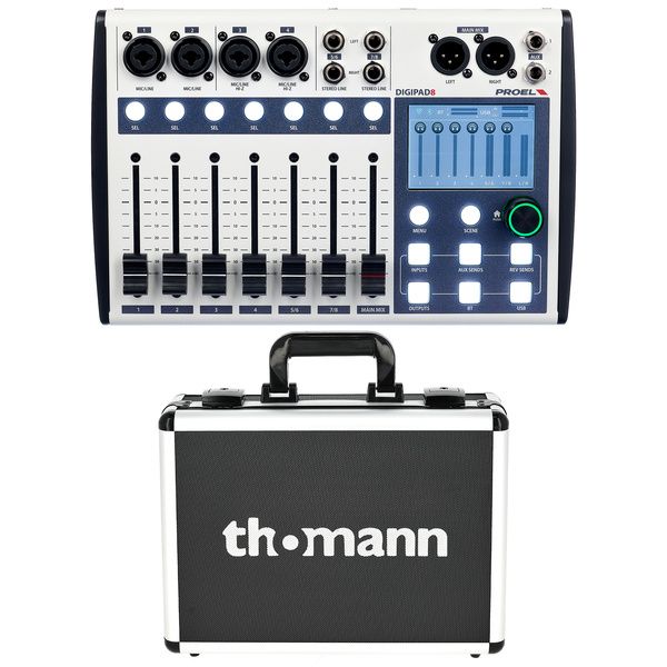 Proel Digipad 8 Case Bundle
