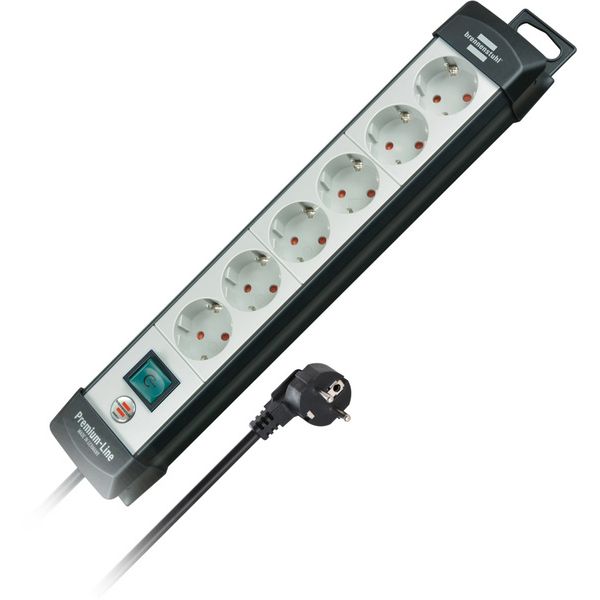 Brennenstuhl Premium Line 6-Way 3m GR