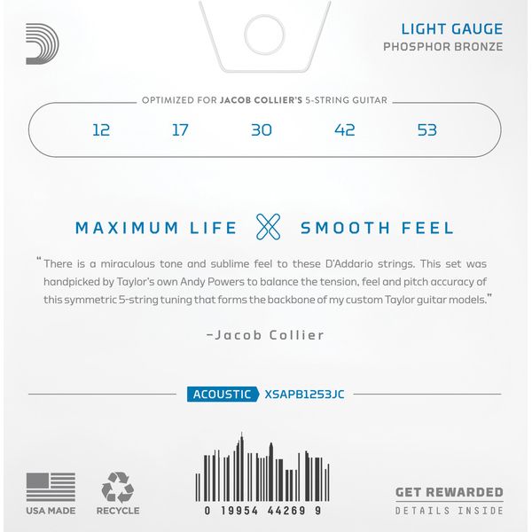 Daddario XSAPB1253JC