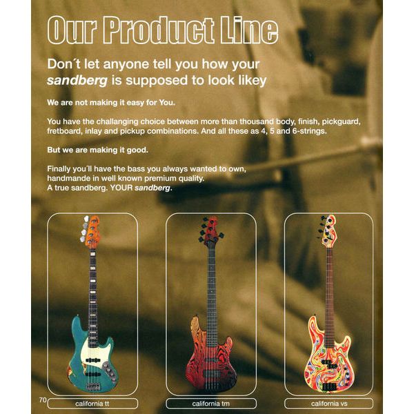 Sandberg The Face of Bass