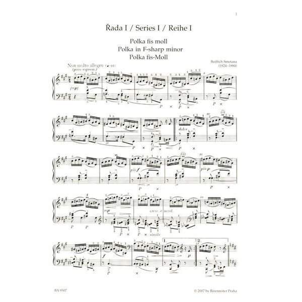 Bärenreiter Smetana Tschechische Tänze