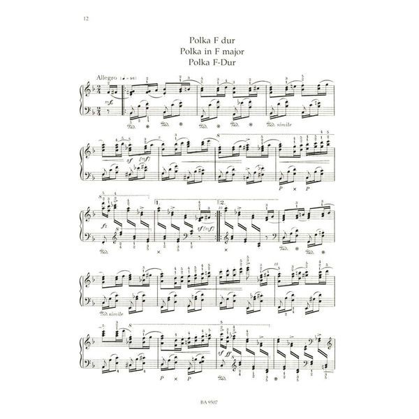 Bärenreiter Smetana Tschechische Tänze