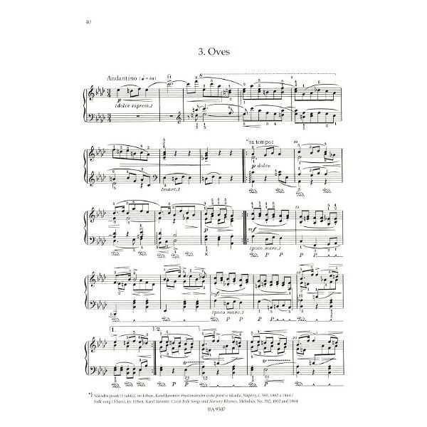 Bärenreiter Smetana Tschechische Tänze