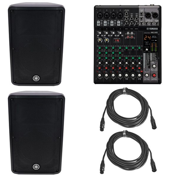 Yamaha DBR12 & MG10X Stereo Bundle