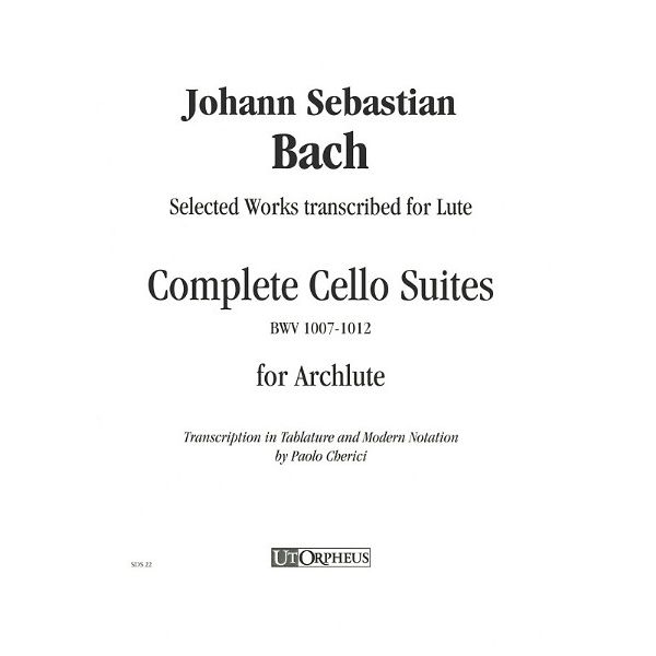 UT Orpheus Edizioni Bach Cello Suites Archilute