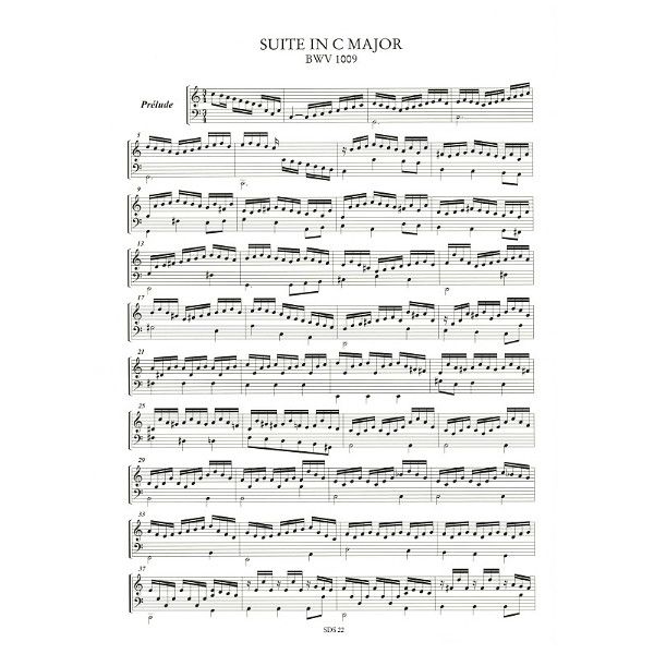 UT Orpheus Edizioni Bach Cello Suites Archilute