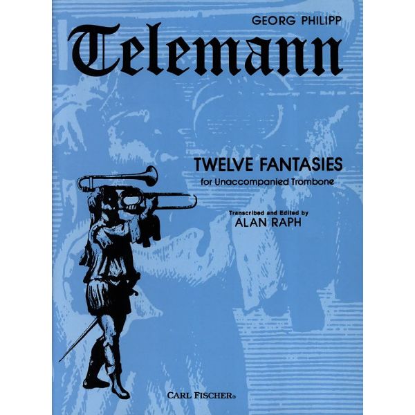 Carl Fischer Telemann 12 Fantasien Posaune