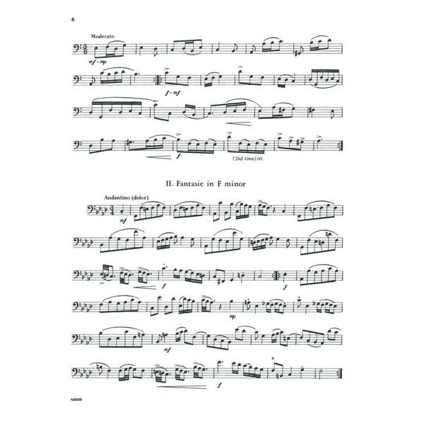Carl Fischer Telemann 12 Fantasien Trombone