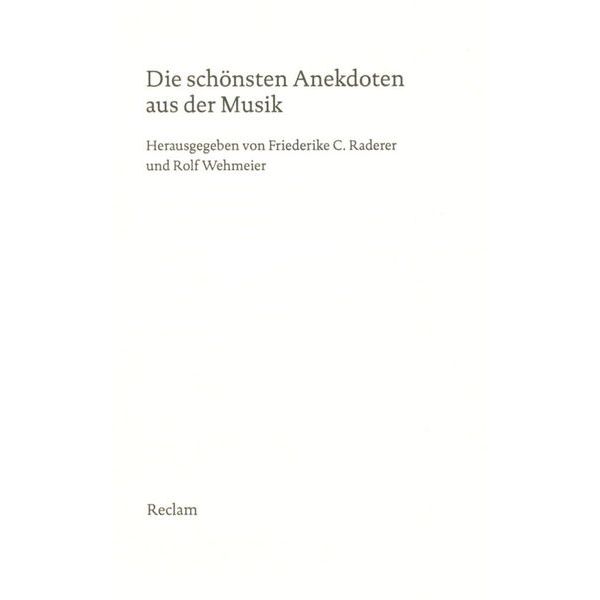 Reclam Verlag Anekdoten aus der Musik