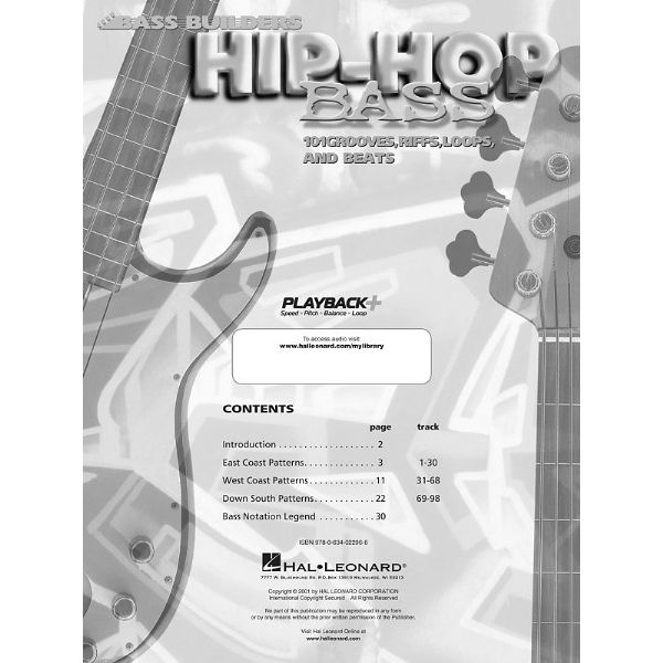 Hal Leonard Hip-Hop Bass