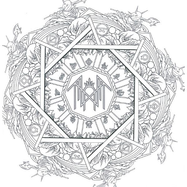 Rock n Roll Colouring Sleep Token Colouring Book