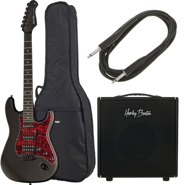 Harley Benton ST-20HSS SBK DNAFX AmP10 Set