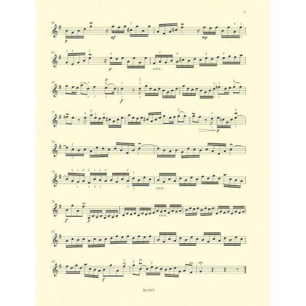 Bärenreiter Fiocco Allegro G-Dur