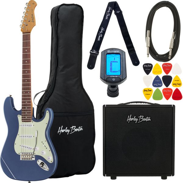 Harley Benton ST-62CC LPB DNAFX AmP10 Set