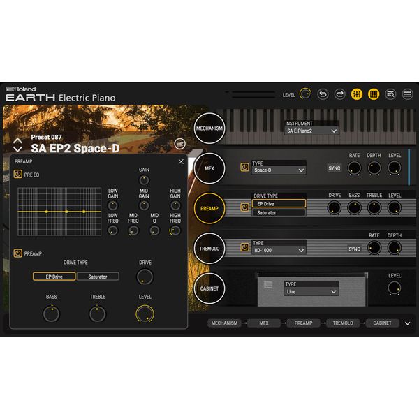 Roland Cloud Earth Electric Piano