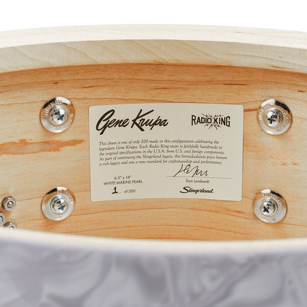 Slingerland 14"x6.5" Gene Krupa Snare WMP
