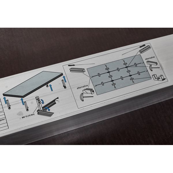 Stageworx Tec Deck 2x1m incl. 20cm feet