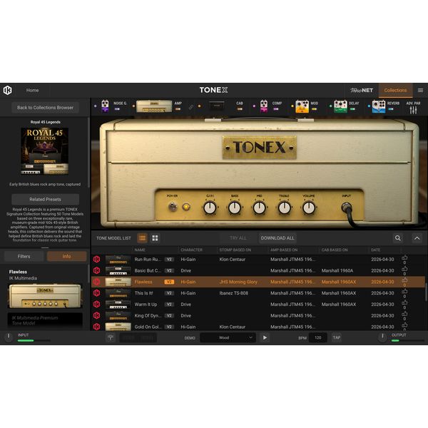 IK Multimedia TONEX Royal 45 Legends