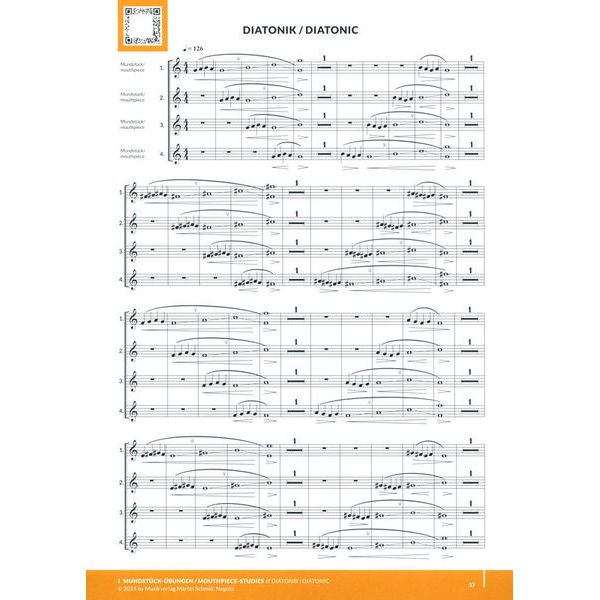 Martin Schmid Blechbläsernoten Basics Plus 4.0