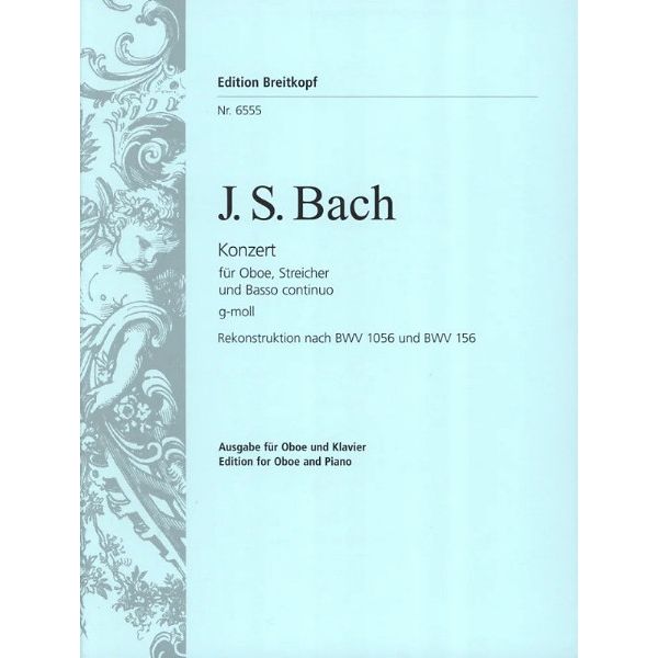 Breitkopf & Härtel Bach Oboenkonzert g-moll