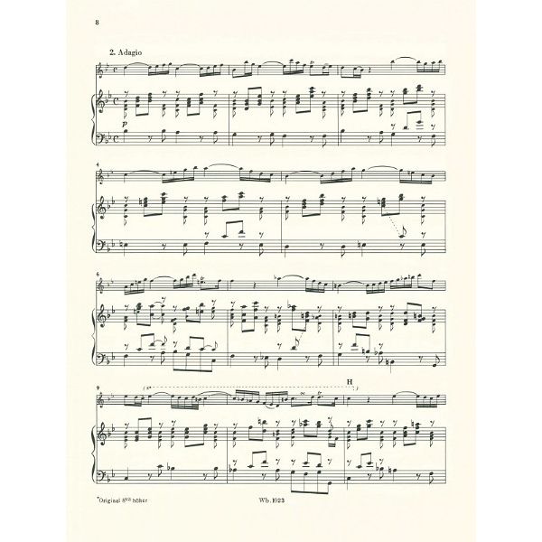 Breitkopf & Härtel Bach Oboenkonzert g-moll