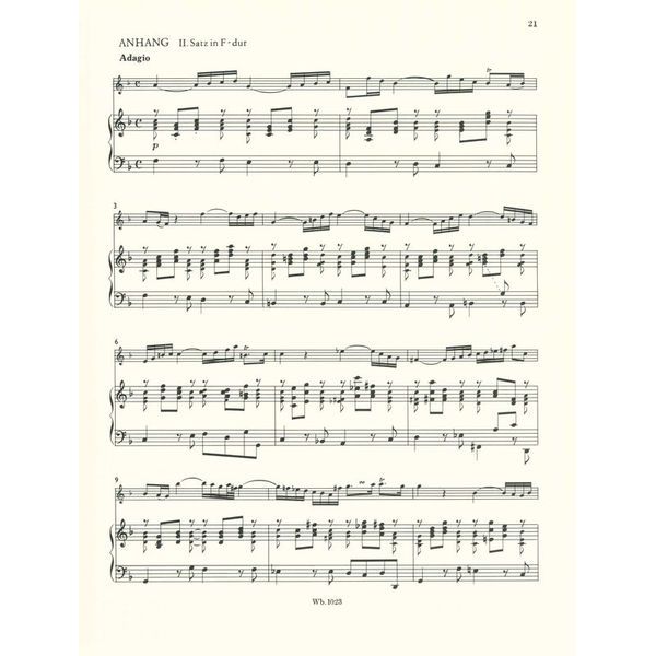 Breitkopf & Härtel Bach Oboenkonzert g-moll