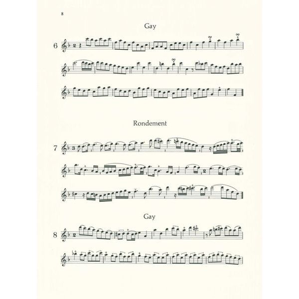 Schott Hotteterre 48 Préludes op. 7