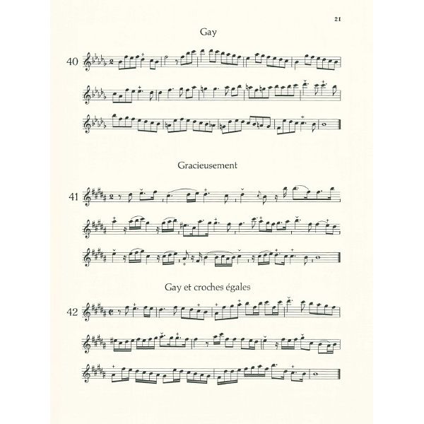 Schott Hotteterre 48 Préludes op. 7
