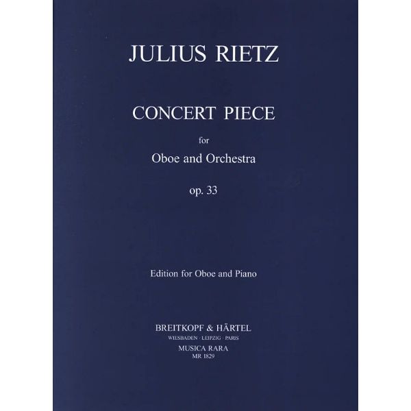 Breitkopf & Härtel Rietz Konzertstück op. 33 Oboe