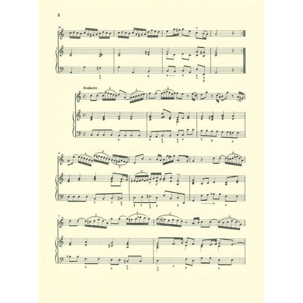Breitkopf & Härtel Telemann Sonata TWV 41:a3
