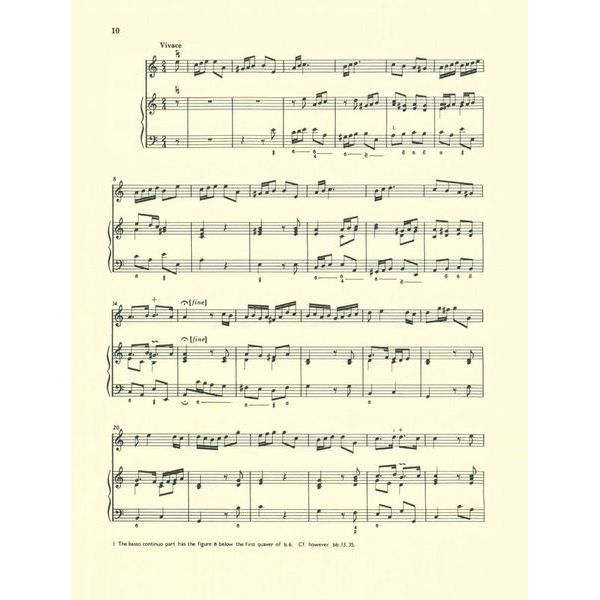 Breitkopf & Härtel Telemann Sonata TWV 41:a3